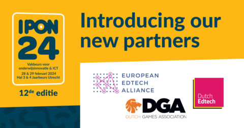 IPON verwelkomt drie nieuwe kennispartners: EEA, Dutch Edtech, en DGA