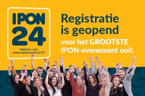 De (gratis) voorregistratie van IPON 2024 is geopend!