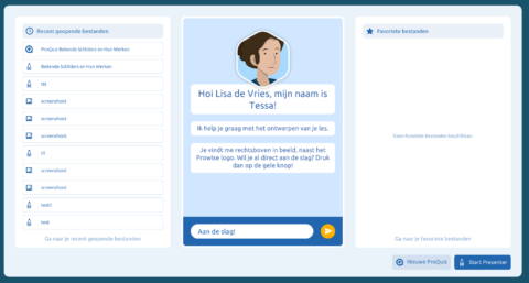 Tessa creëert in 2 minuten lesplannen voor leerkrachten