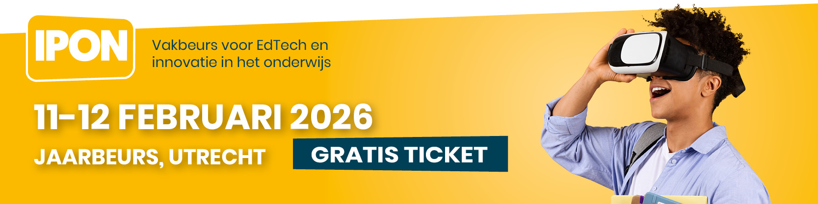 IPON, het grootste EdTech event op 11 en 12 februari 2026 in Jaarbeurs Utrecht.