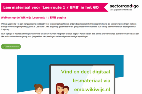 Open leermaterialen gespecialiseerd onderwijs